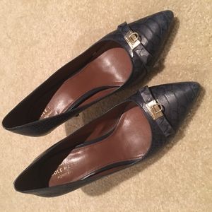 Cole Haan Navy Heels 7.5